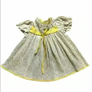 Vtg sears dress tall infant 30 lbs maybe 12-18 mon